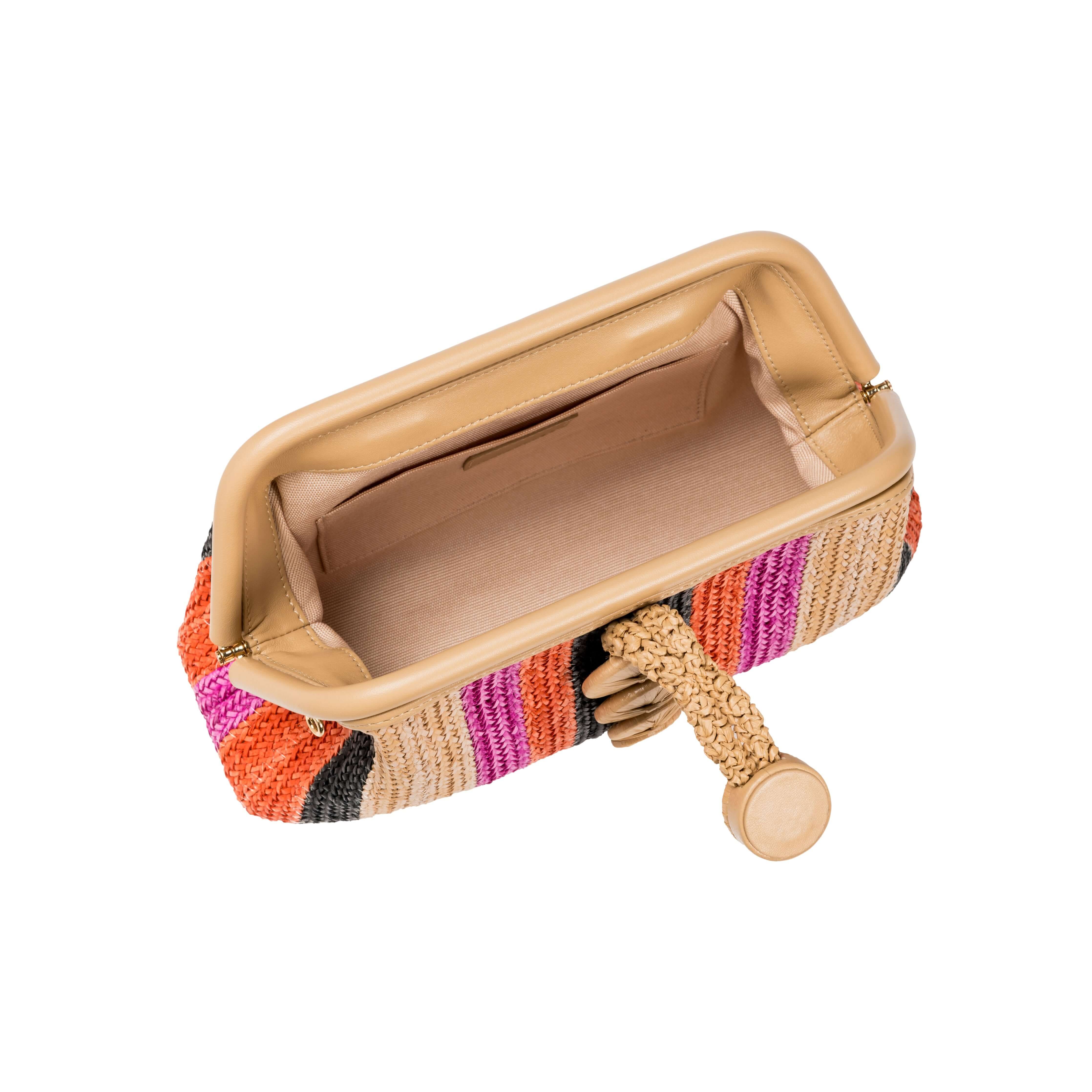 Alessa Multicolor & Beige Pouch Bag, Alternate, color, Multicolor