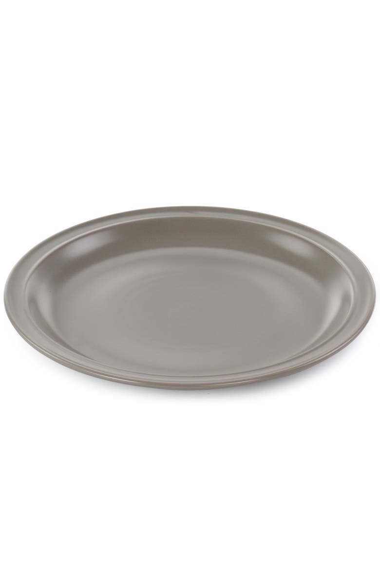 Gibson Home Siam 12 Piece Round Stoneware Dinnerware Set, Alternate, color, Grey