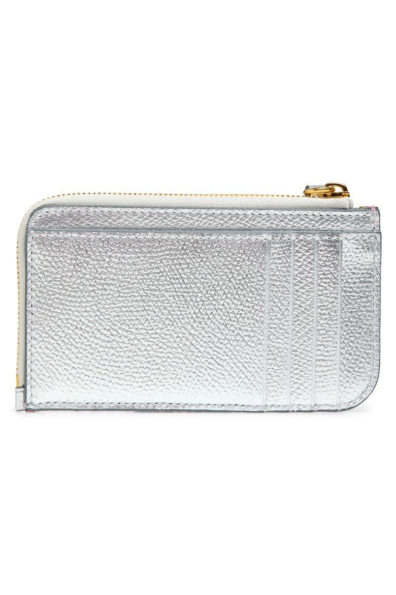 VLOGO Floral Jacquard Coin Purse, Alternate, color, DUSTY ROSE