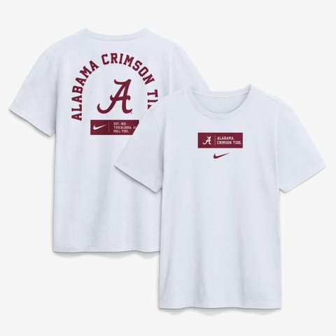 Men's Nike White Alabama Crimson Tide Primetime Crew T-Shirt