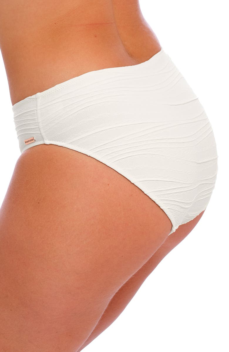 Fantasie Beach Waves Mid Rise Bikini Bottoms, Alternate, color, Linen