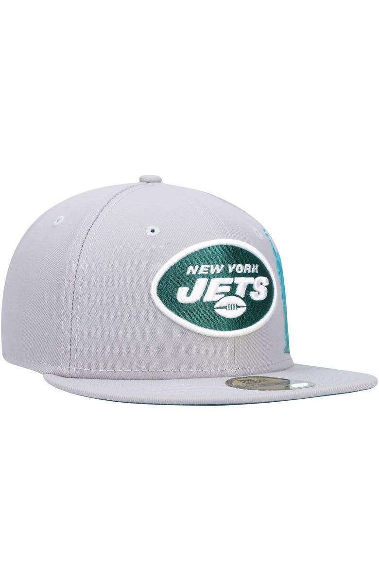 New Era Men's New Era Gray New York Jets City Describe 59FIFTY Fitted Hat, Alternate, color, Gray