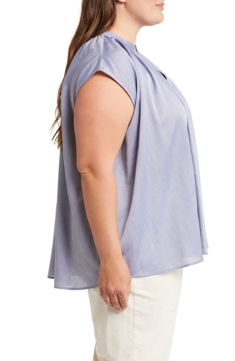 HARSHMAN Finch Cotton Popover Top, Alternate, color,