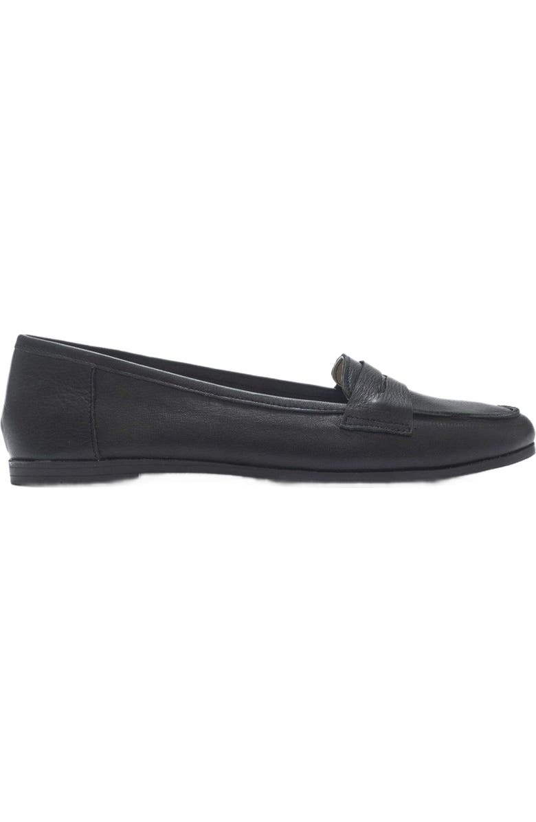Forever & Always Shoes Dorothy Leather Loafer, Alternate, color, Black Leather