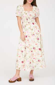 Smocked Midi Dress