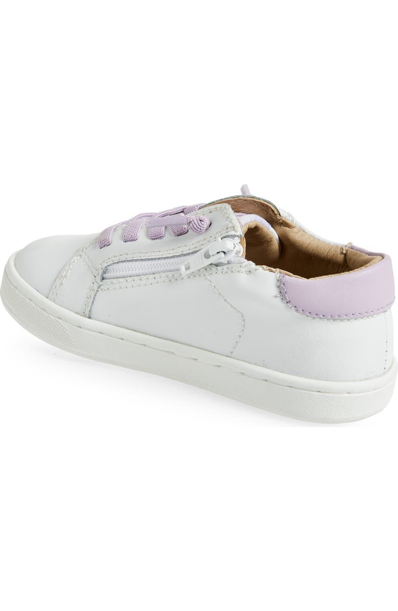 OLD SOLES Kids' Blade Runner Sneaker, Alternate, color, Snow / Lilium / Glam Gold