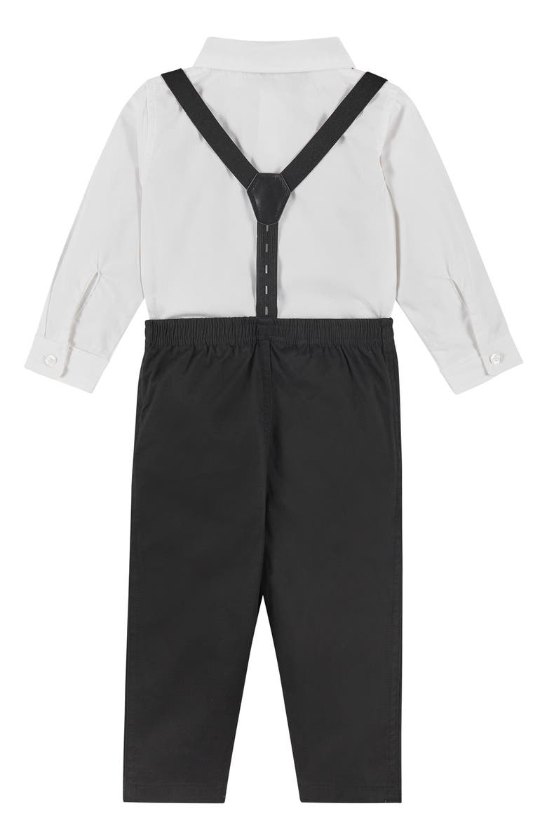 Andy & Evan Button-Up Shirt, Suspenders, Pants & Bow Tie Set, Alternate, color, White