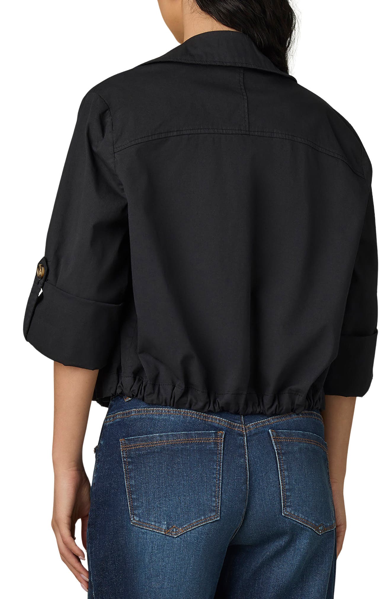 Wit & Wisdom Roll Tab Open Front Soft Blazer — фото 2