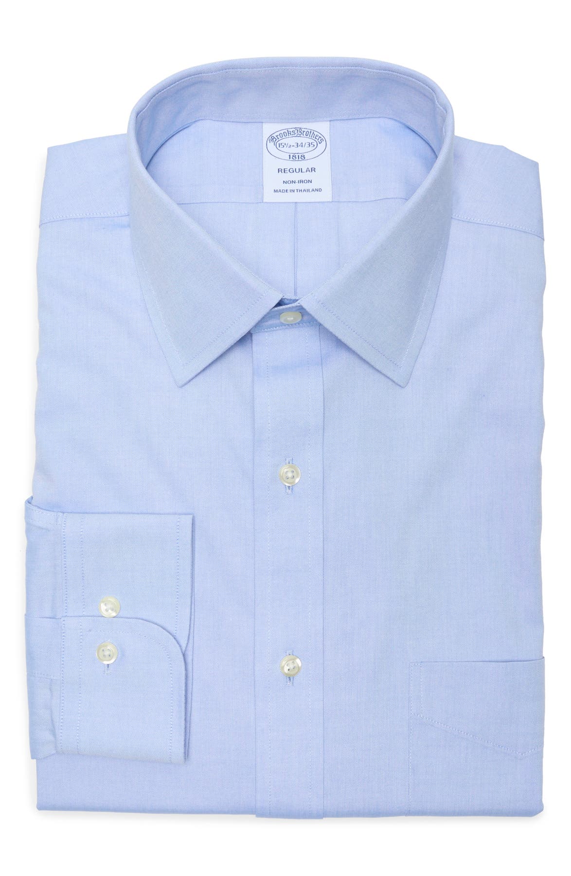 Brooks Brothers Regular Fit Non-Iron Cotton Dress Shirt