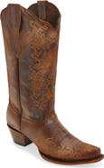 CIRCLE G Floral Embroidered Western Boot