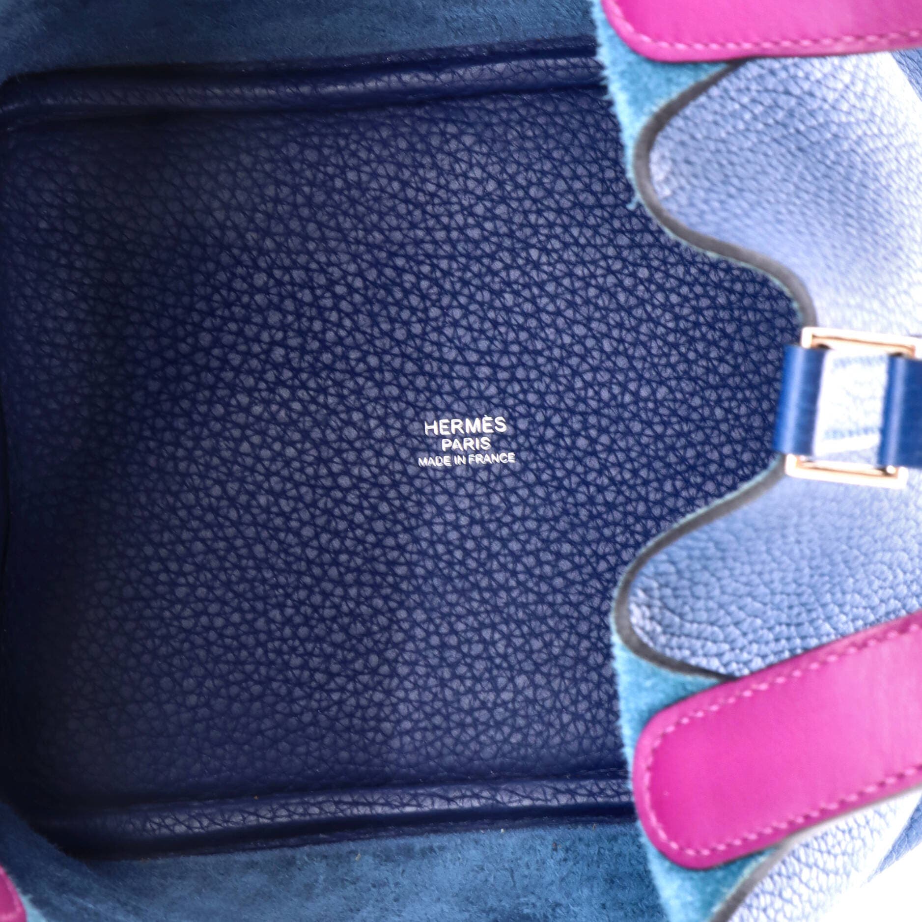 Eclat Picotin Lock Bag Clemence PM, Alternate, color, Blue