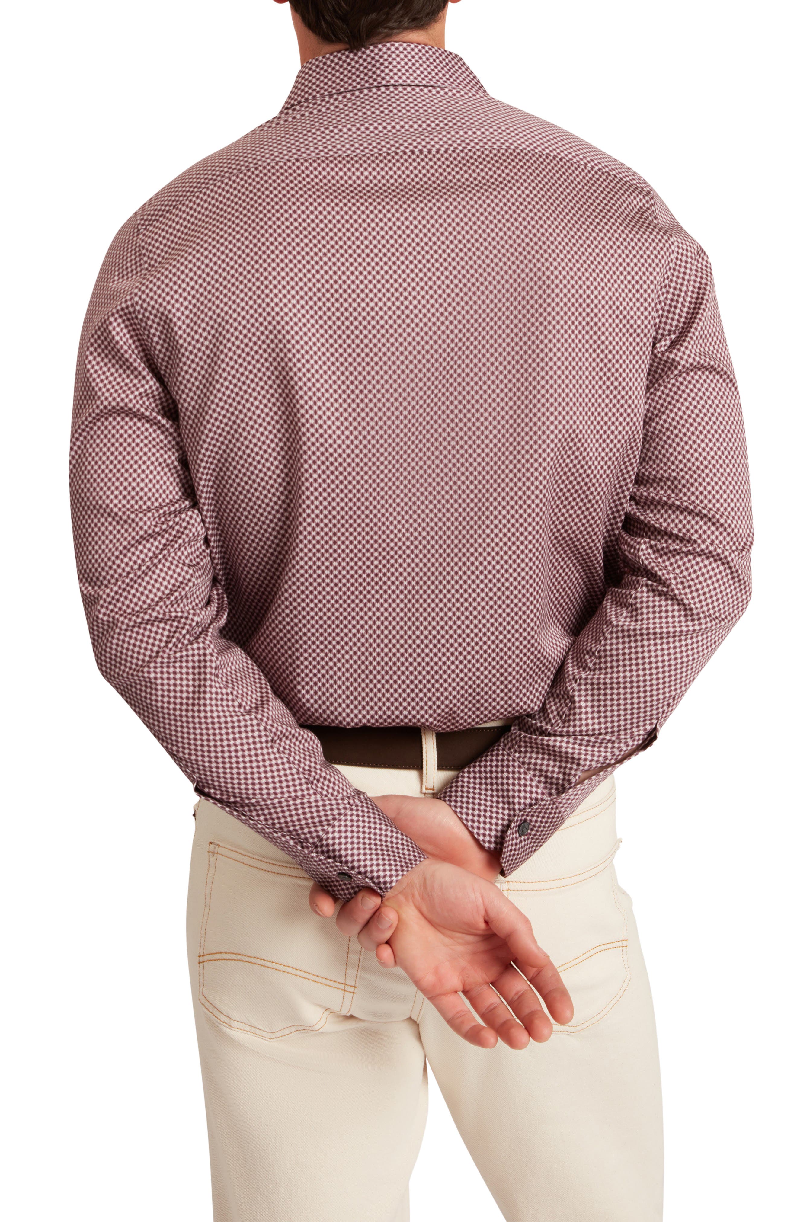 Jozef Print Cotton Button-Up Shirt - image 4
