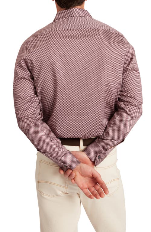 Ted Baker Jozef Print Cotton Button-up Shirt In Pink