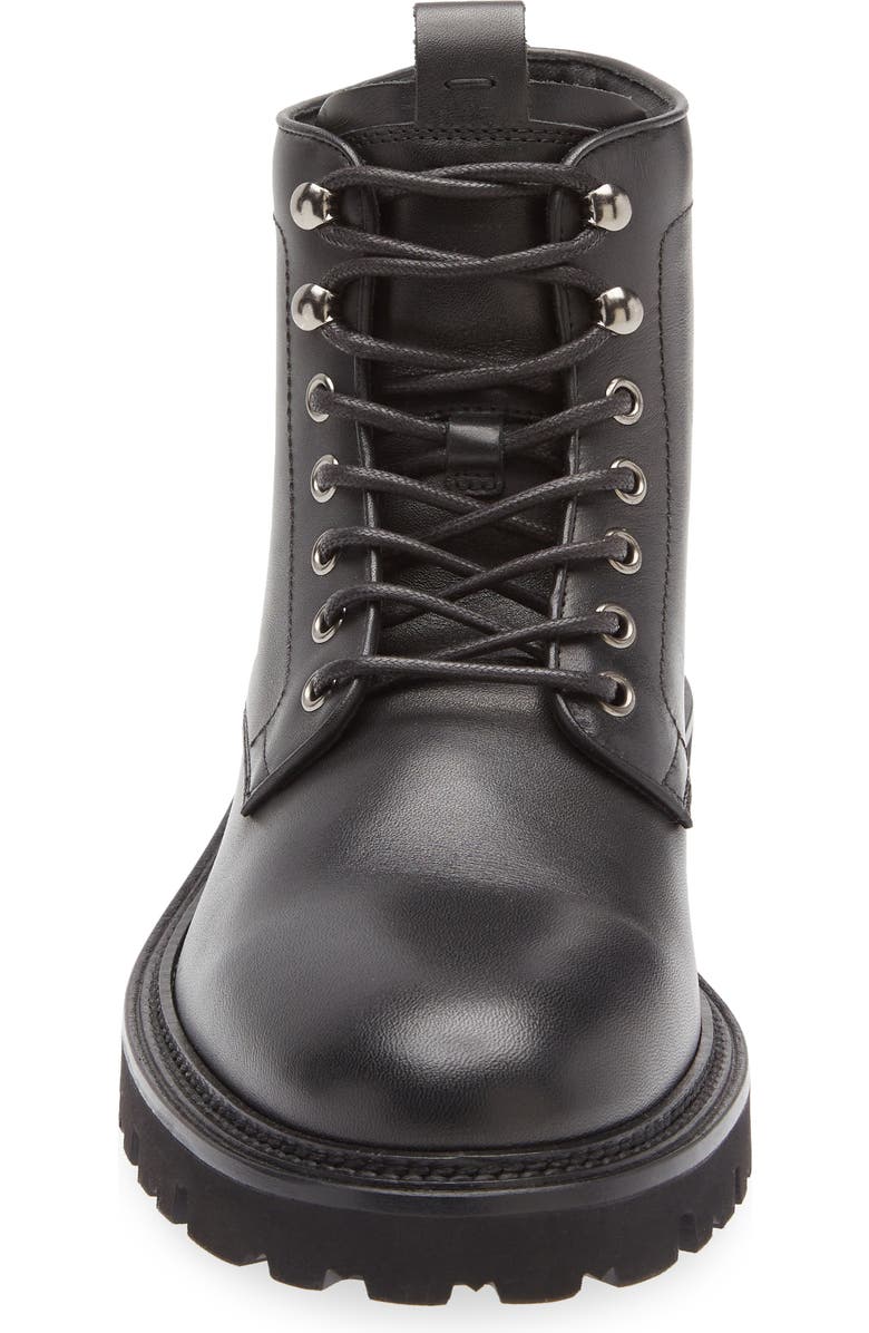 BOSS Plain Toe Lug Sole Boot, Alternate, color, Black