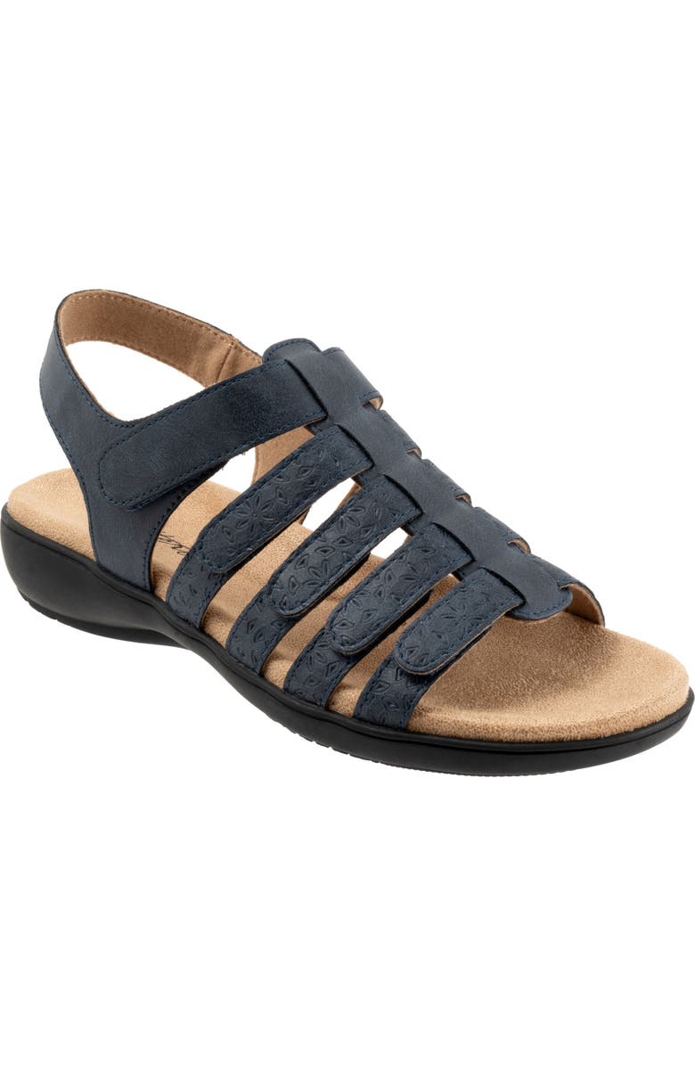 Trotters Tiki Tool Slingback Sandal, Main, color, Navy