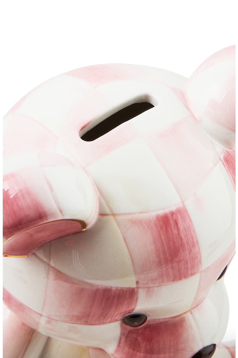 Rosy Hand Painted Ceramic Bear Bank, Alternate, color, ROSY