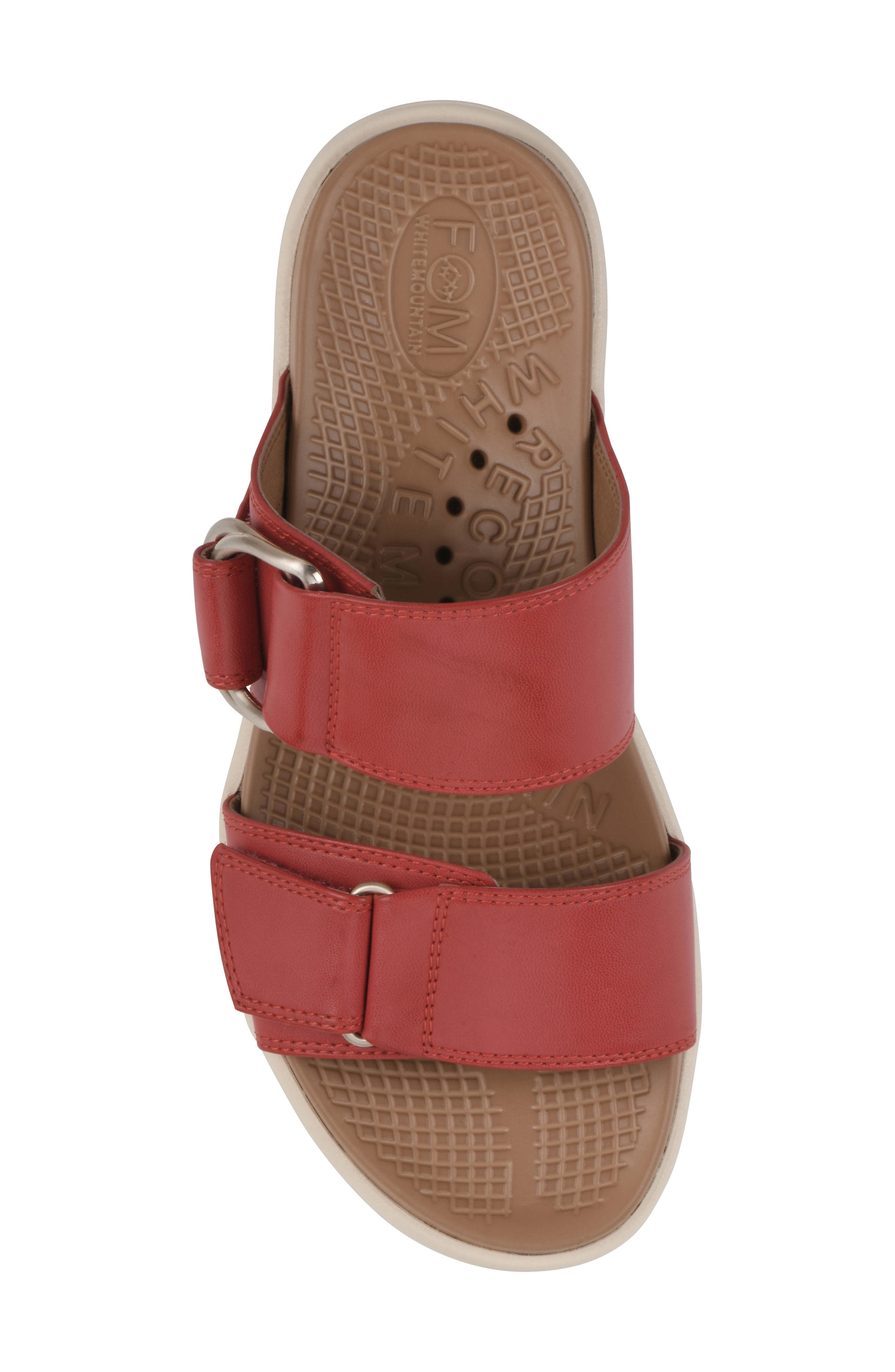 Namaste Fom Recovery Slide Sandal, Alternate, color, CRUELLA RED/ BURNISH/ SMOOTH