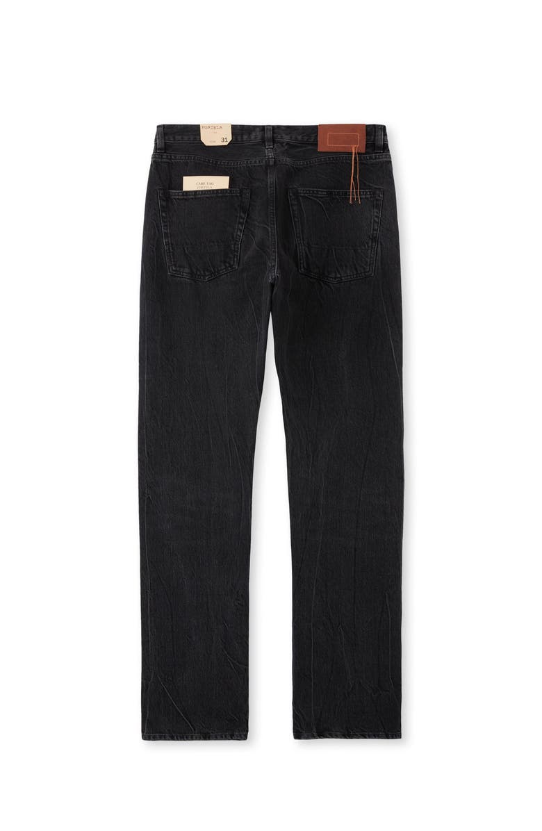 Fortela 965 John Japan Contrast Selvedge 5-Pocket Regular-Fit Denim Pants, Alternate, color, Black