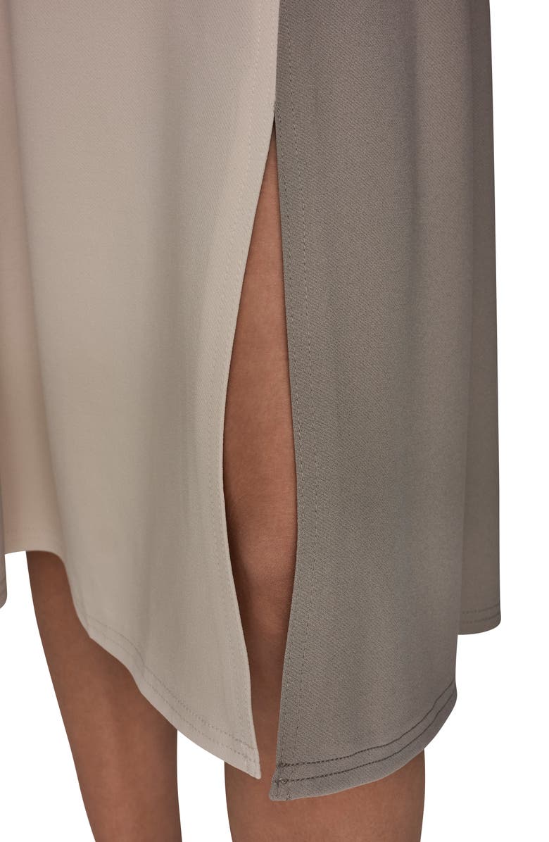 Donna Karan New York Colorblock Sleeveless Midi Dress, Alternate, color, Vapor/ Vell