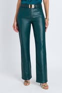 The Noli Shop Aria Coated Flare Jeans