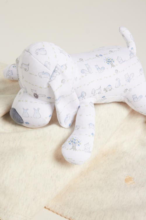 Babycottons In The Woods Dog Baby Rattle T In Multi
