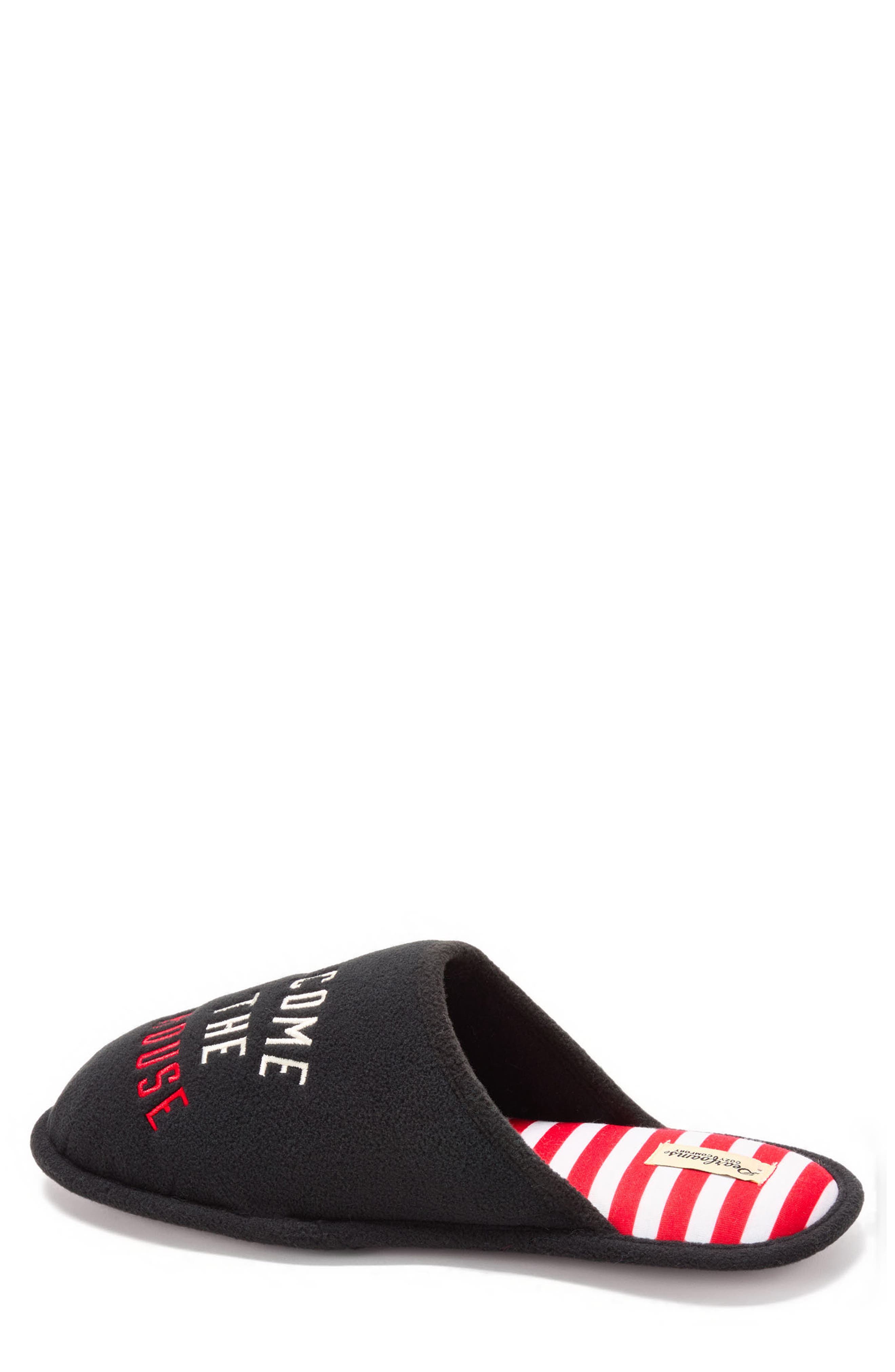 DEARFOAMS Nuthouse Slipper, Alternate, color, Black