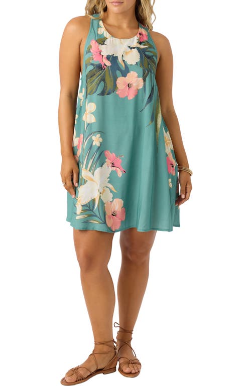 O'neill Anabelaa Floral Sleeveless Sundress In Oil Blue