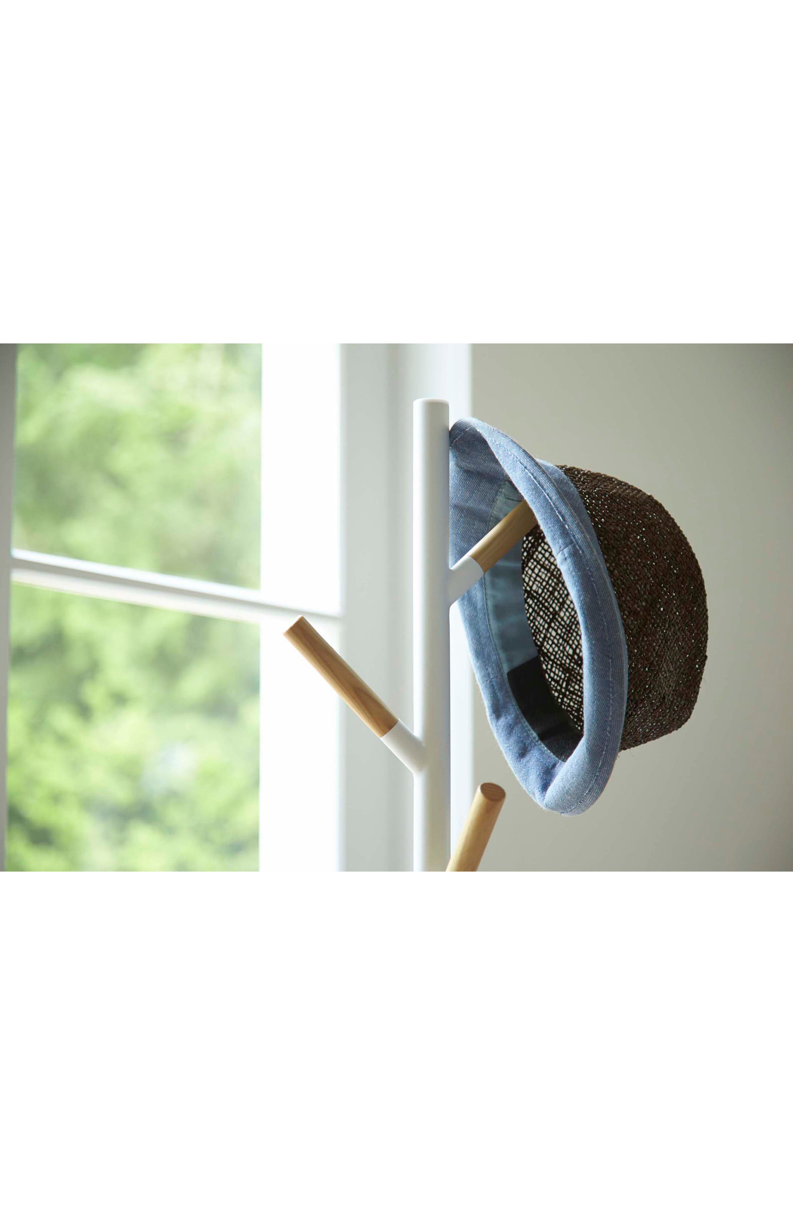 Yamazaki Wood Tipped Steel Coat Rack | Nordstrom