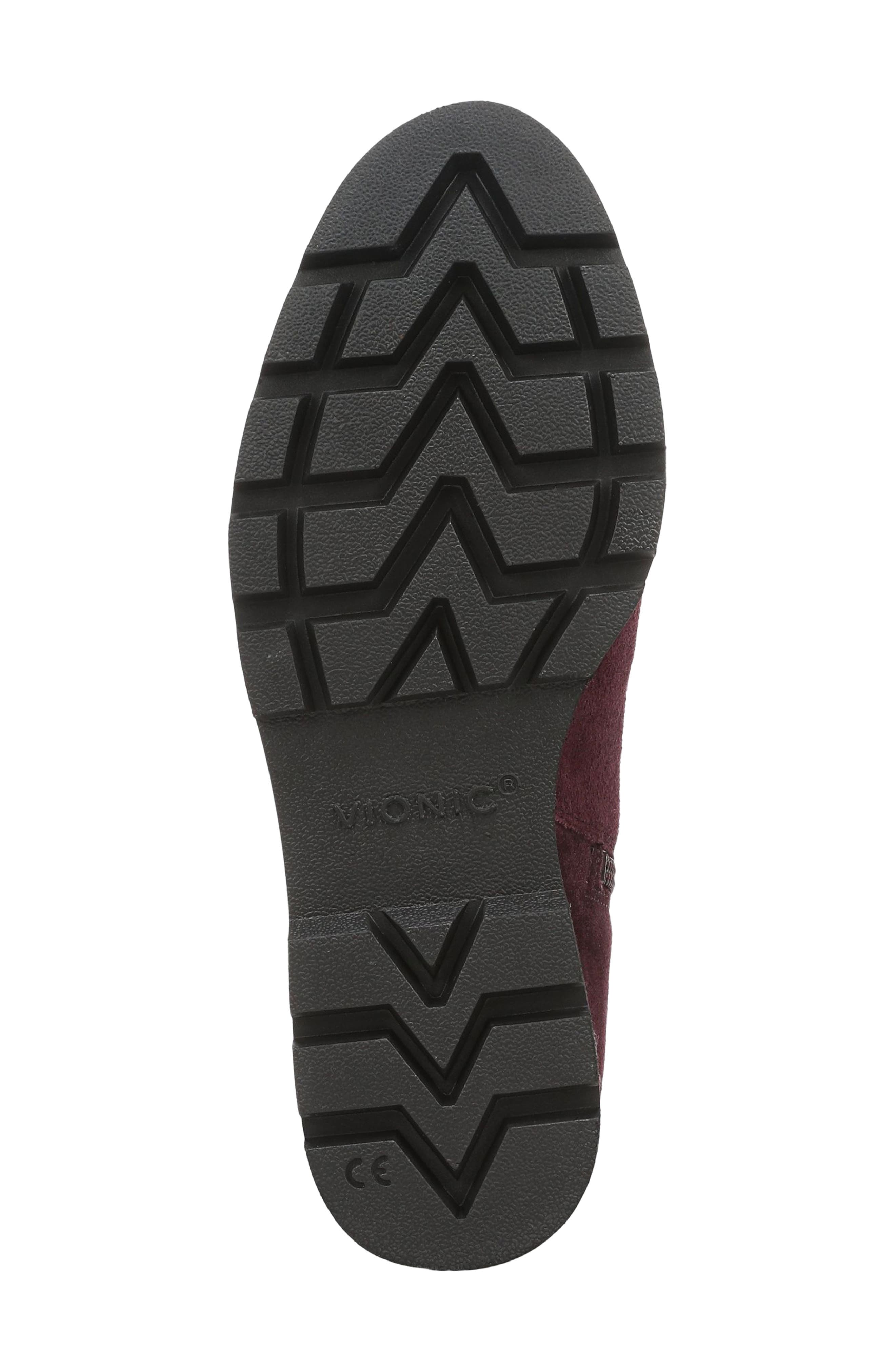 Aria 2.0 Leather Wedge Bootie, Alternate, color, MULLED WINE LEATHER