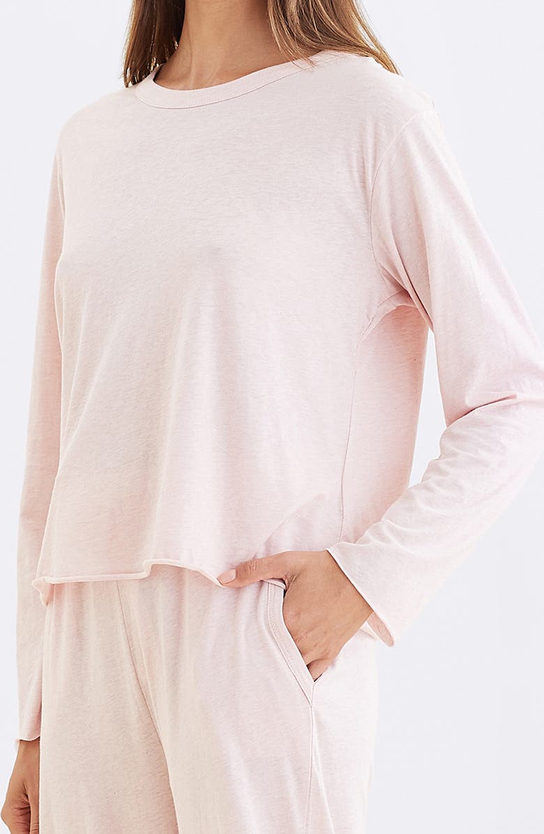 Papinelle Jada Organic Cotton Pajamas, Alternate, color, Pink