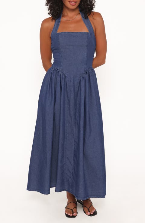 Milford Halter Neck Midi Dress