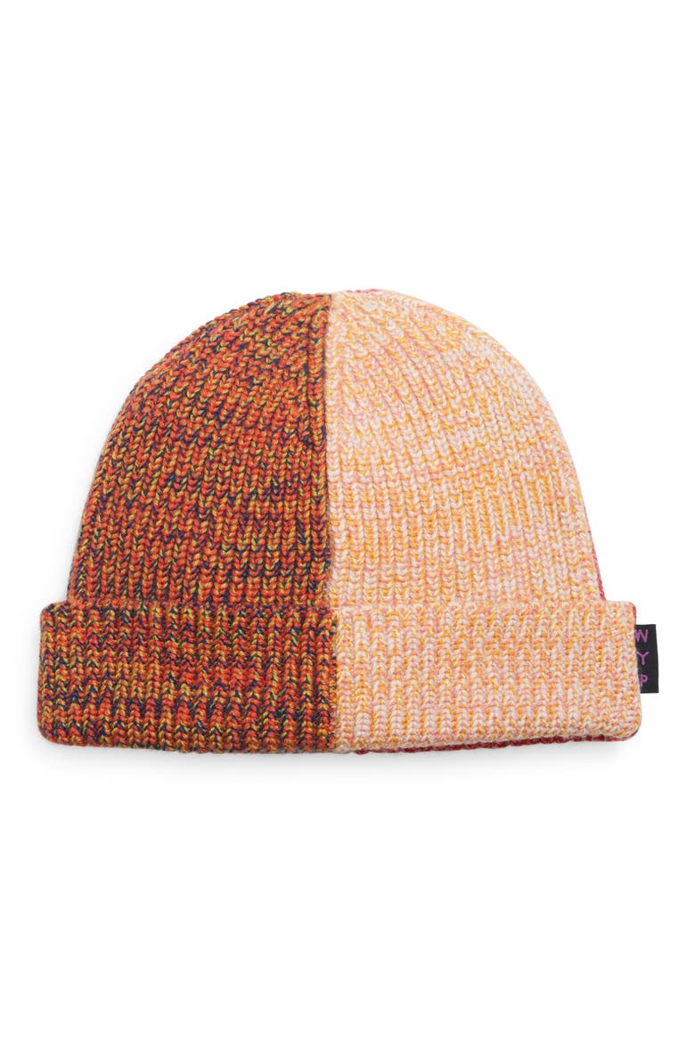 Kaja Colorblock One of a Kind Beanie, Main, color, BEIGE MULTI
