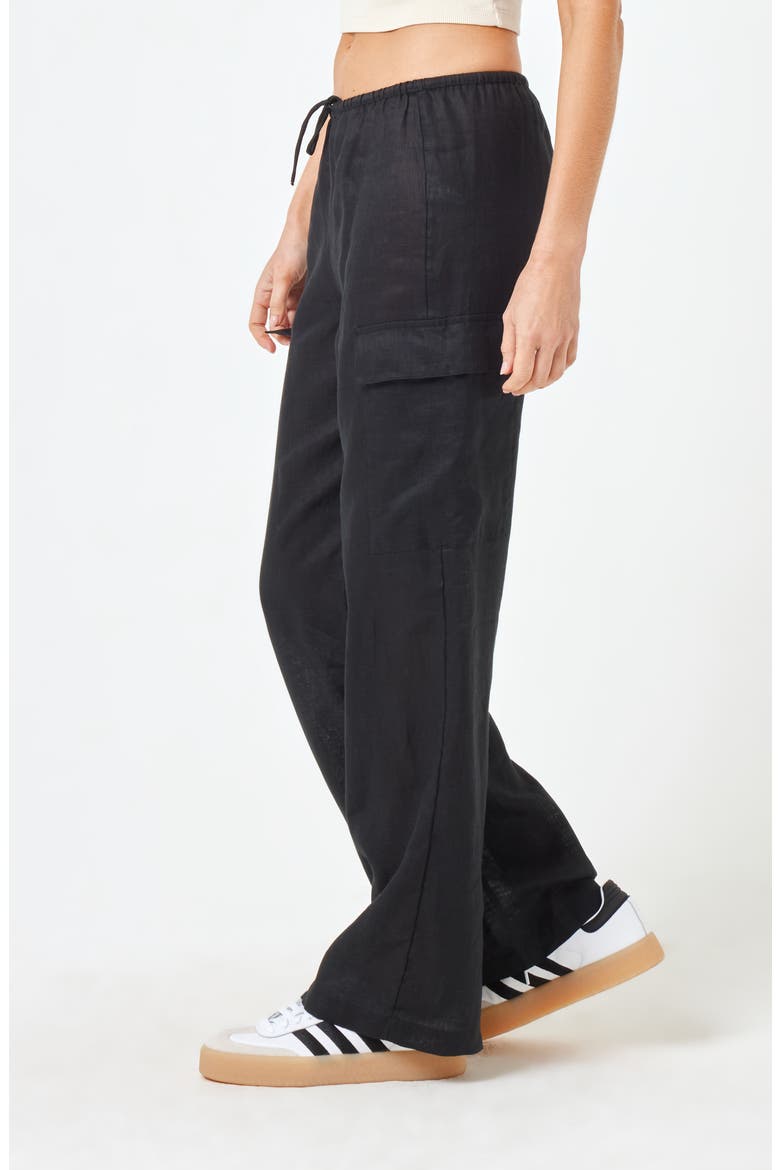 Sundown Cargo Pants, Alternate, color, BLACK