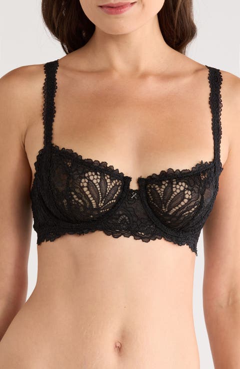 Romantic Corded Lace Unlined Underwire Bra (Regular & Plus)