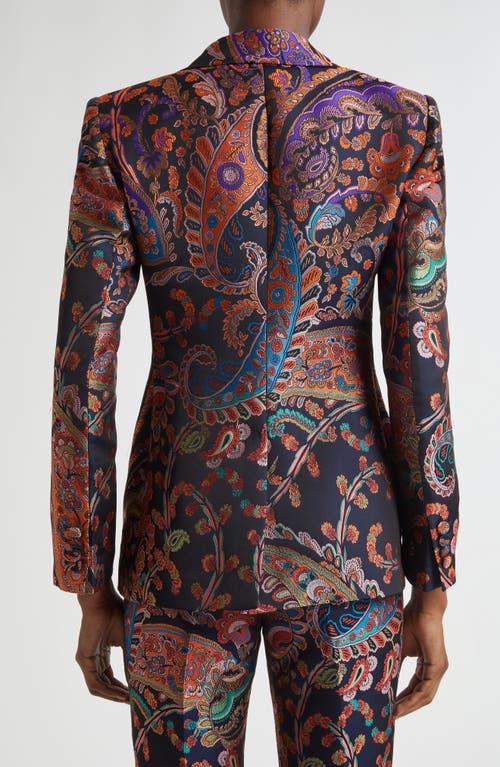 Etro Paisley Brocade Jacket In Multi
