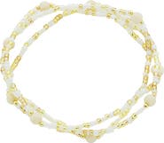 Panacea Set of 3 Beaded Stretch Bracelets