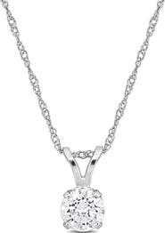Created Forever Lab-Grown Diamond Solitaire Pendant Necklace - 0.5ct.