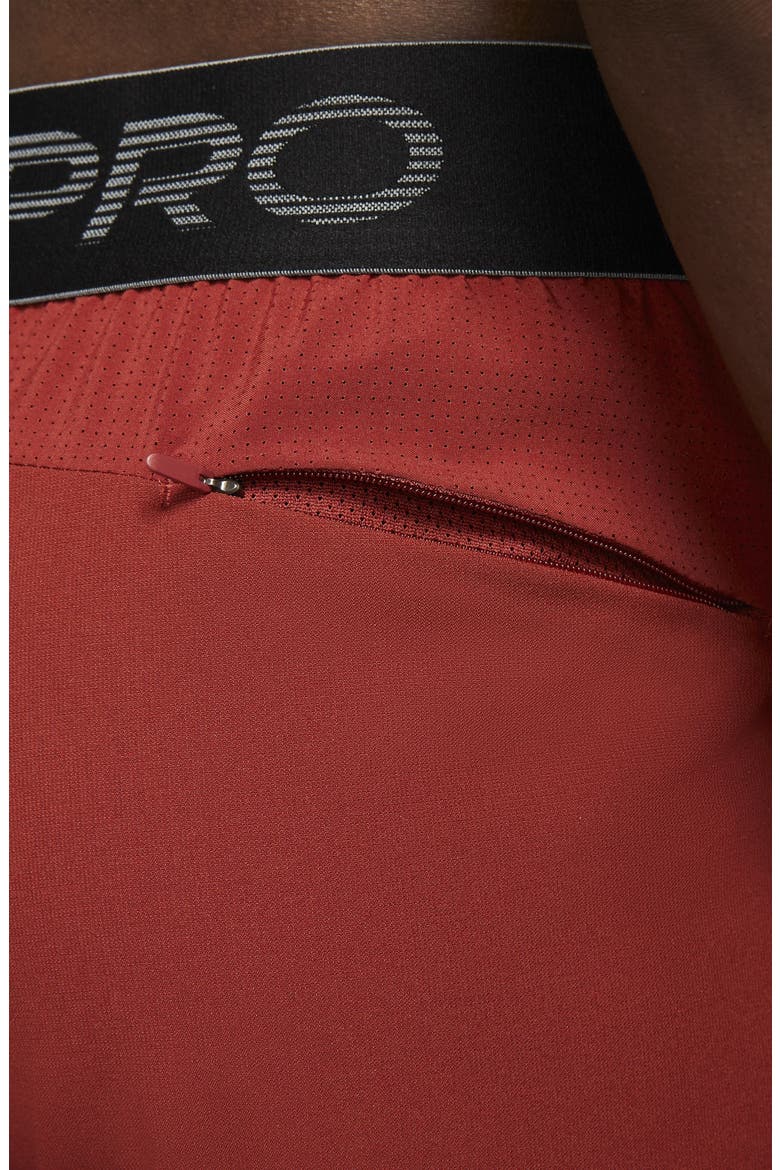 Pro Dri-FIT Hybrid Athletic Shorts, Alternate, color, DARK CAYENNE/BLACK
