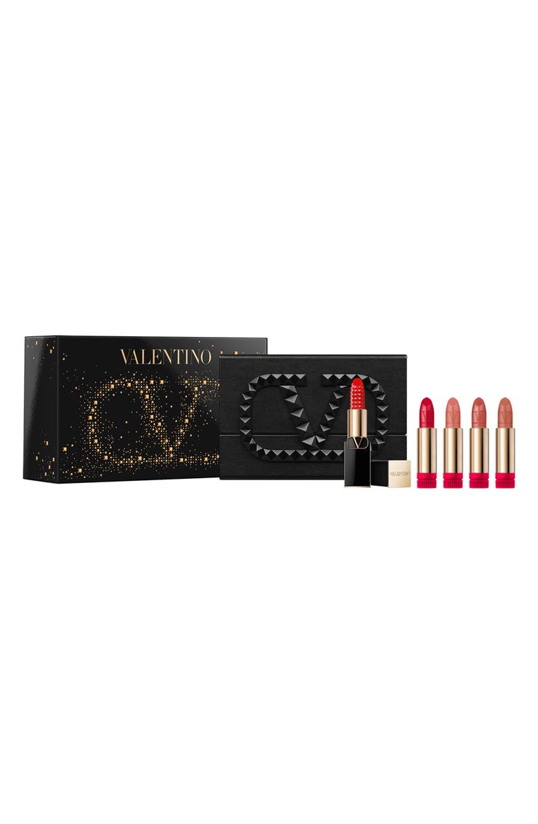 Valentino Rosso Valentino Lip & Lip Refill Set (Nordstrom Exclusive) $165 Value, Main, color,