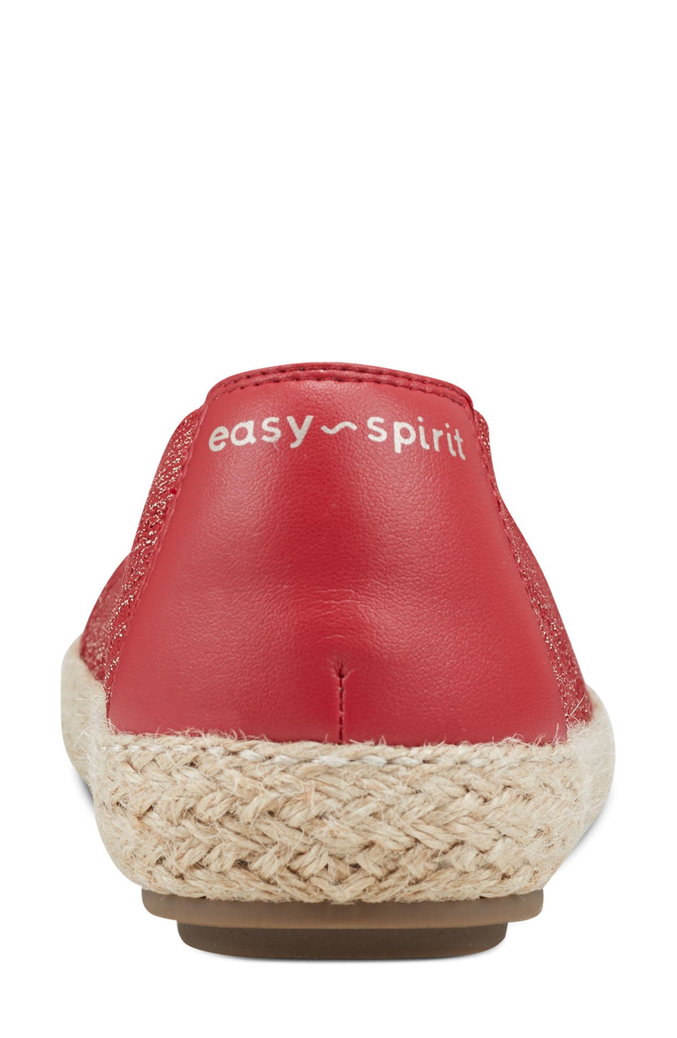Hassie Espadrille Flat, Alternate, color, RED