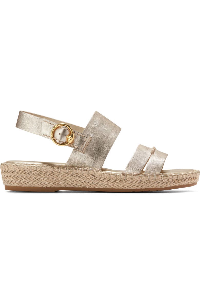 Cole Haan Cloudfeel Tilden Sandal, Alternate, color, Soft Gold