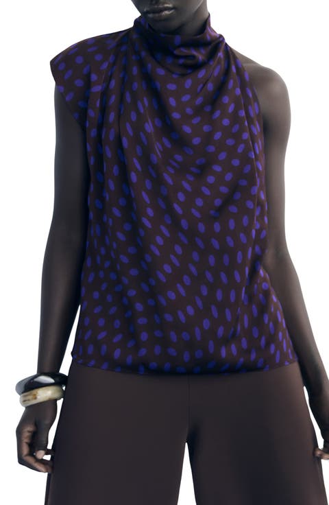 Drape Asymmetric Top