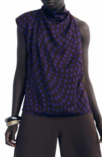 MANGO Drape Asymmetric Top