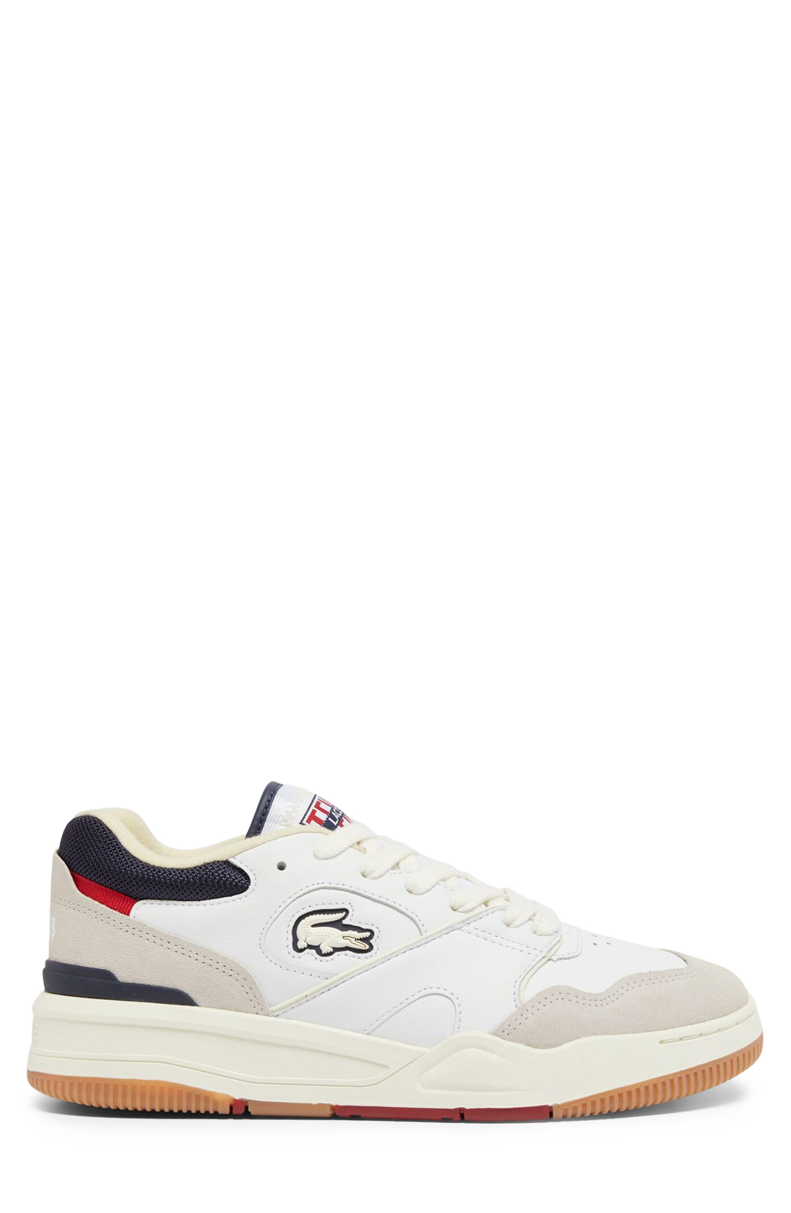 Lacoste Lineshot 224 Sneaker, Alternate, color, Off White/ Gum