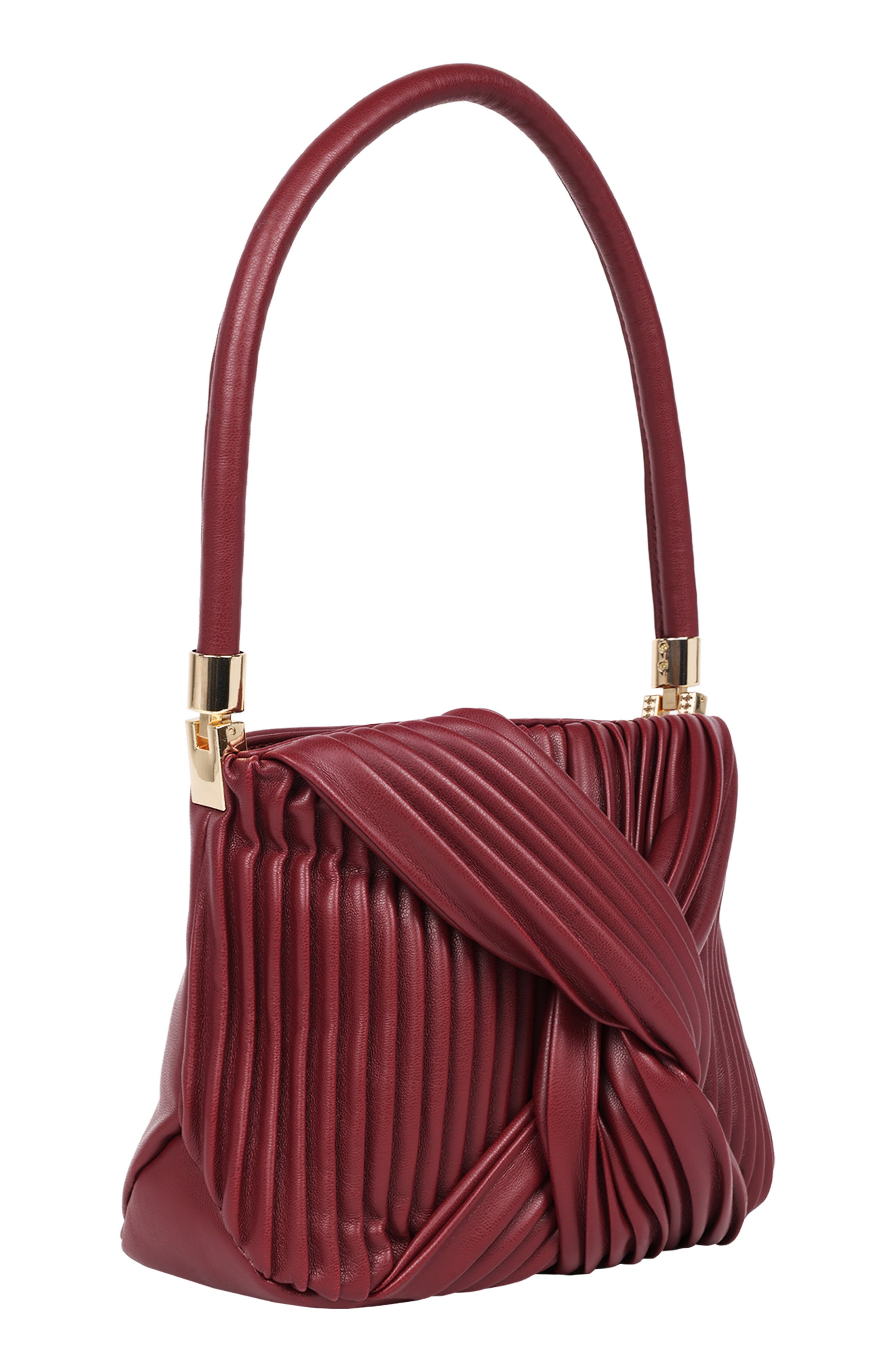 JASON WU Pleated Knot Handbag, Alternate, color, 