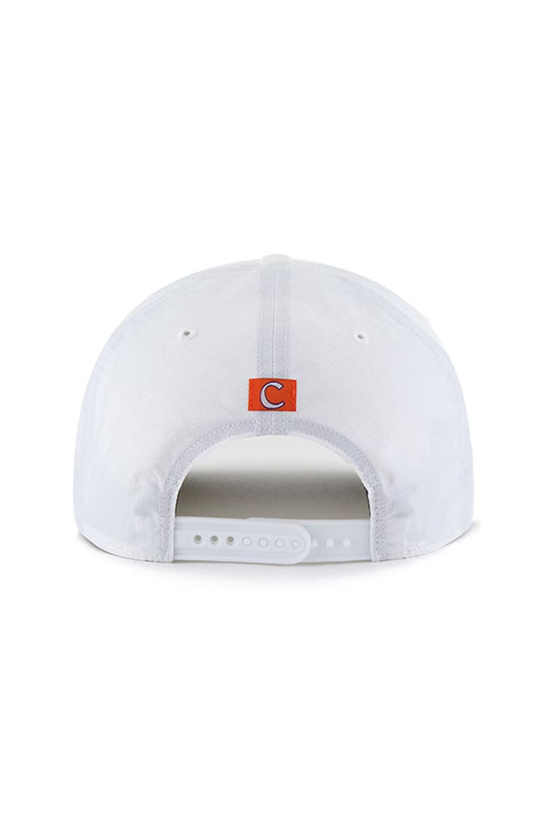 '47 Men's '47 White Clemson Tigers Condor Hitch brrr° Adjustable Hat, Alternate, color, 