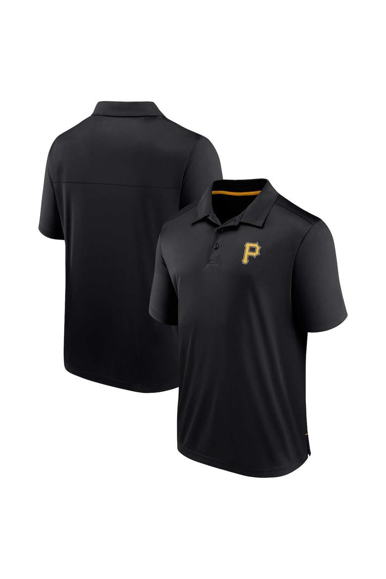 Men's Fanatics Branded Black Pittsburgh Pirates Hands Down Polo, Main, color, Black