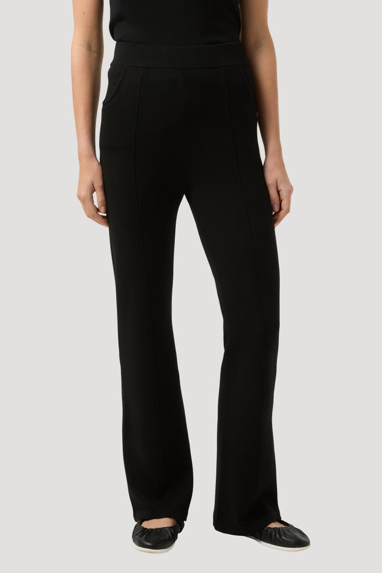 Dasha Knitted Pants, Alternate, color, Black