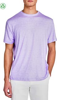 CONSTRUCT Regular Fit Chambray Recycled Performance Golf T-Shirt
