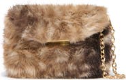 Dolce Vita Brindi Faux Fur Wallet on a Strap